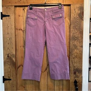 Athleta cropped cargo pants /capris. EUC Size 6